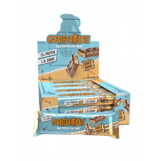 Protein Bars, Chocolate Chip Cookie Dough - 12 x 60g