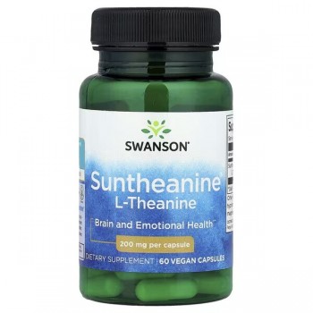 Suntheanine L-Theanine, 200mg - 60 vcaps