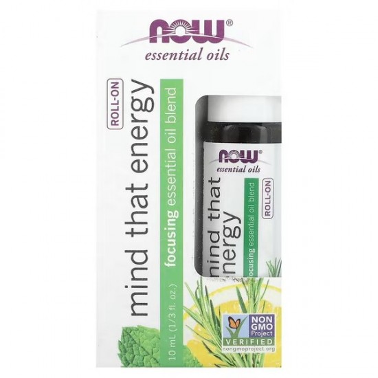 Essential Oil Roll-On, Mind That Energy - 10 ml.
