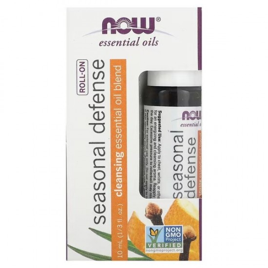 Essential Oil Roll-On, Seasonal Defense - 10 ml.