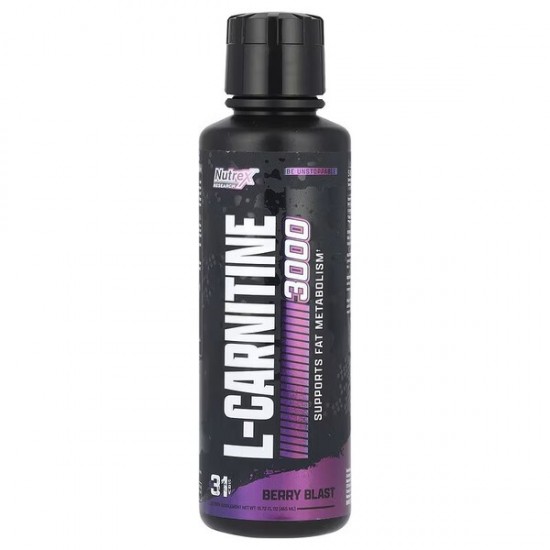 Liquid Carnitine 3000, Berry Blast - 480 ml.