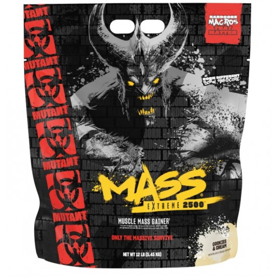 Mutant Mass Extreme 2500, Cookies & Cream - 5450g