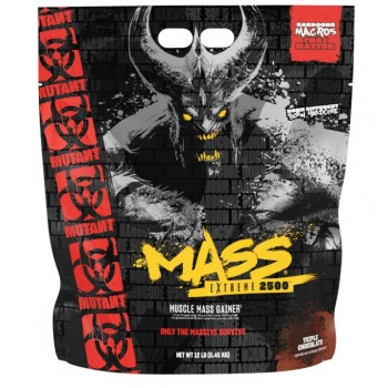 Mutant Mass Extreme 2500, Triple Chocolate - 5450g