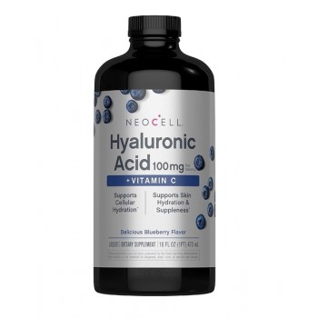 Hyaluronic Acid Liquid, Blueberry - 473 ml.
