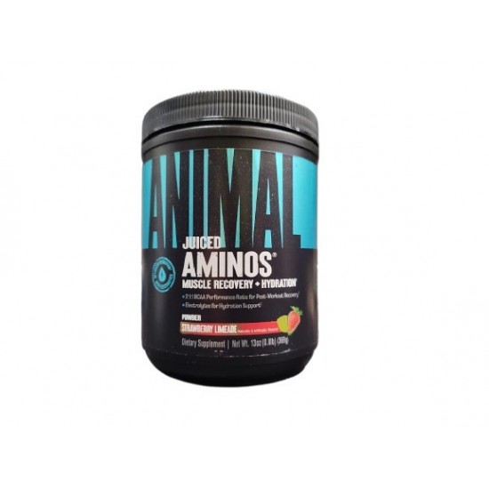 Animal Juiced Aminos, Strawberry Limeade - 366g
