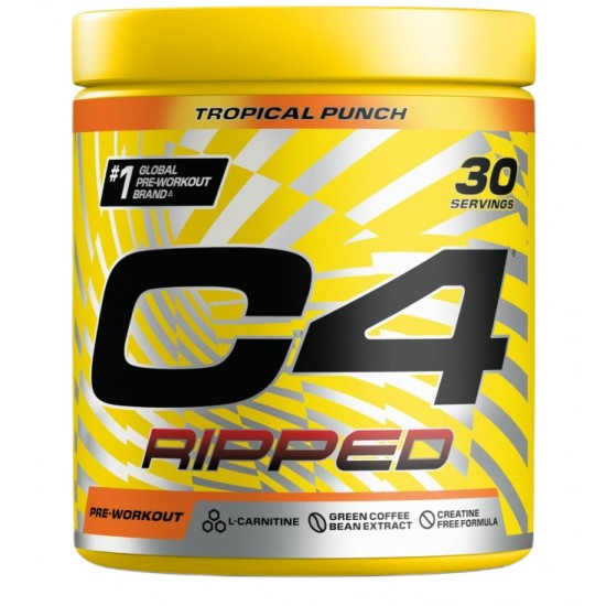 C4 Ripped, Tropical Punch (EAN 5056569900188) - 189g