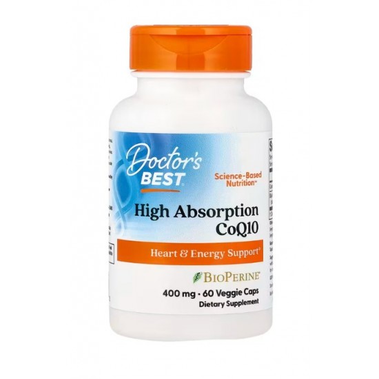 High Absorption CoQ10 with BioPerine, 400mg - 60 vcaps