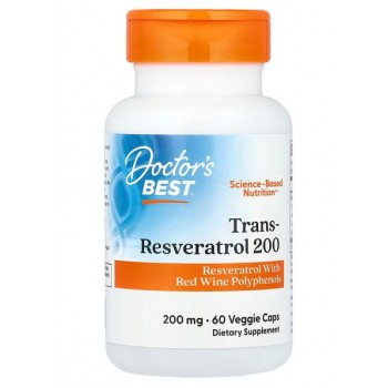 Trans-resveratrols ar ResVinol, 200 mg - 60 v-kapsulas