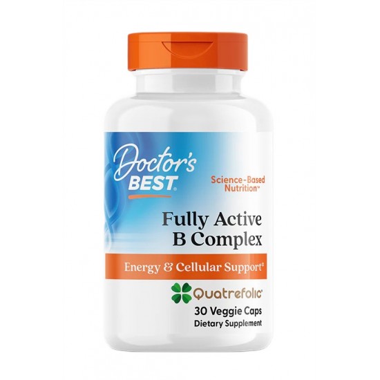 Fully Active B-Complex with Quatrefolic - 30 vcaps