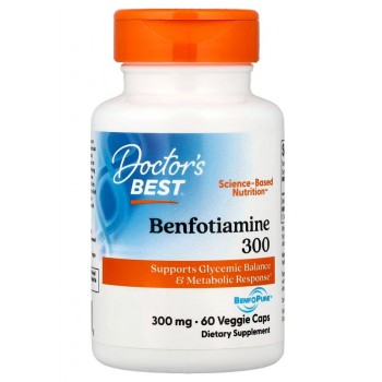 Benfotiamine with BenfoPure, 300mg - 60 vcaps