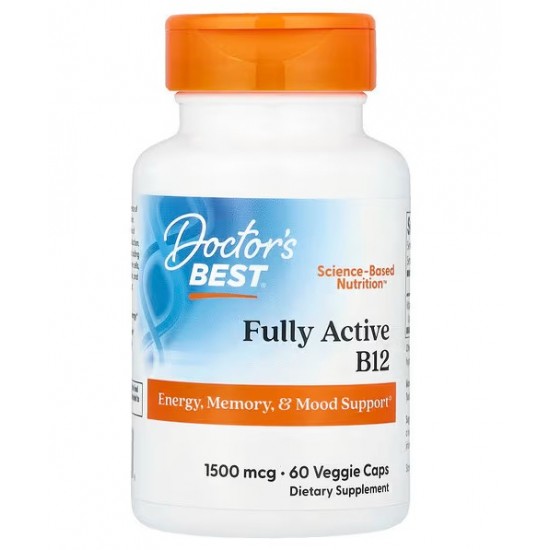 Fully Active B12, 1500mcg - 60 vcaps