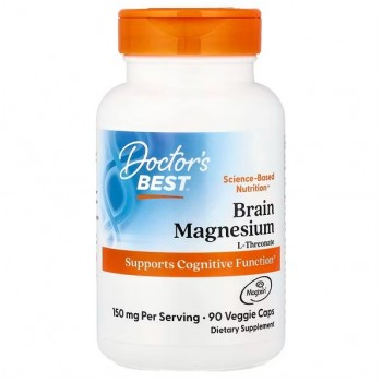Brain Magnesium with Magtein, 50mg - 90 vcaps