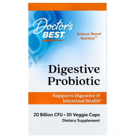 Digestive Probiotic, 20 Billion CFU - 30 vcaps