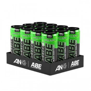 ABE Energy + Performance skardinės, obuolių skonio – 12 x 330 ml.