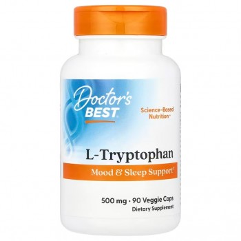 L-Tryptophan, 500mg - 90 vcaps