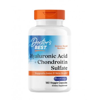 Acide hyaluronique + sulfate de chondroïtine avec collagène BioCell - 180 gélules