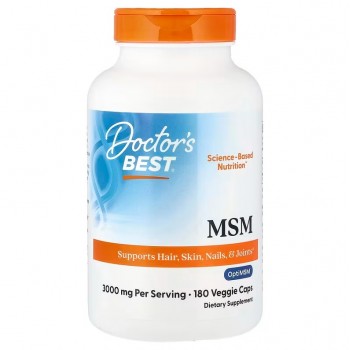 MSM with OptiMSM Vegan, 1000mg - 180 vcaps