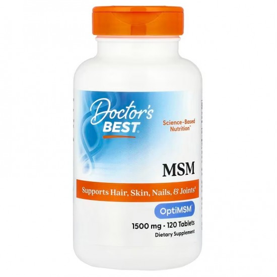 MSM with OptiMSM Vegan, 1500mg - 120 tabs