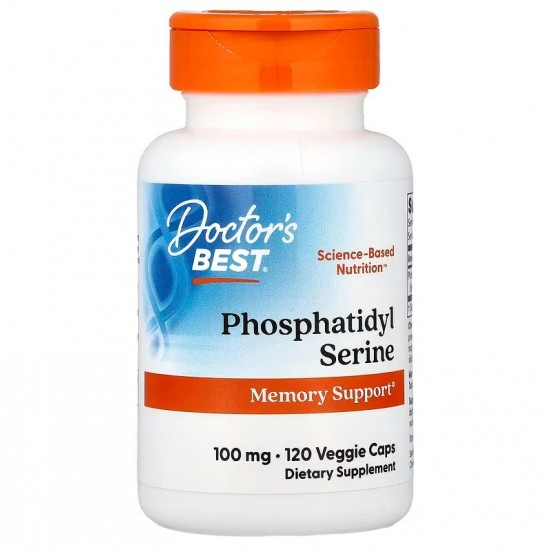 Phosphatidylserine Serine with SerinAid, 100mg - 120 vcaps