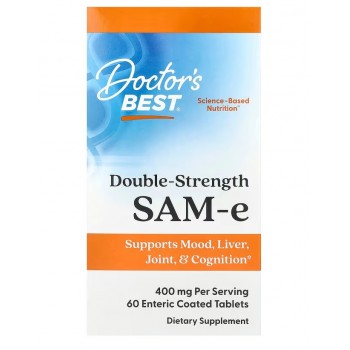 SAM-e, 400mg Double-Strength - 60 tablets