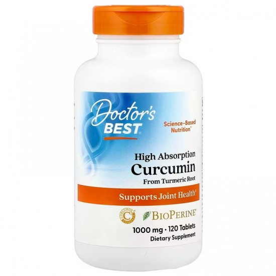 High Absorption Curcumin From Turmeric Root with C3 Complex & BioPerine, 1000mg - 120 tabs