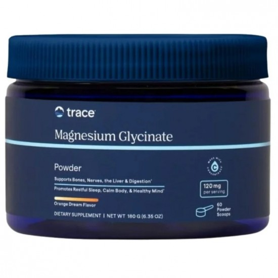 Magnesium Glycinate Powder, Orange Dream - 180g