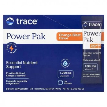 Electrolyte Stamina Power Pak, Orange Blast - 30 packets