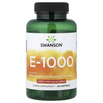 Vitamin E, 1000 IU - 100 softgels