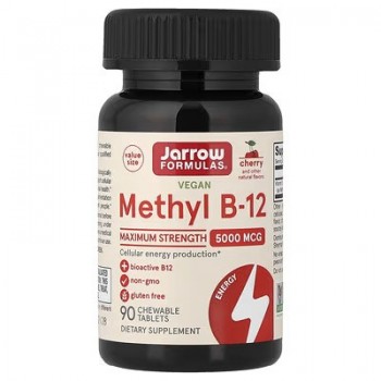 Methyl B-12, 5000mcg (Cherry) - 90 chewable tabs