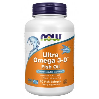 Ultra Omega 3-D с витамином D-3 - 90 мягких капсул
