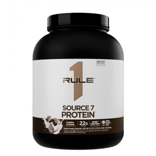 Source7 Protein, Cookies & Creme Gelato - 2280g